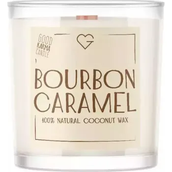 Svíčka Svíčka s dřevěným praskajícím knotem - Bourbon Caramel, 50 g