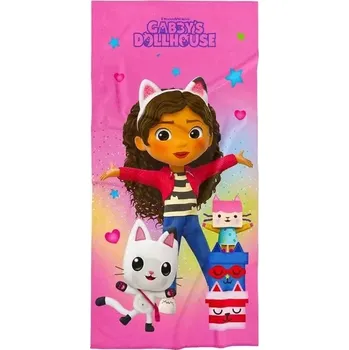 Bavlněná froté osuška 70 x1 40 cm - Gábinin Kouzelný Domek "Překvapení"