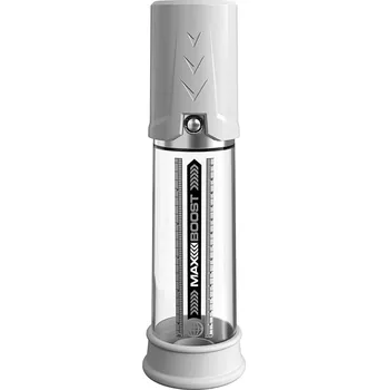 Vakuová pumpa Pump Worx MAX BOOST (White), vylepšená penis pumpa