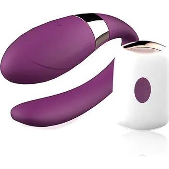 Vibrátor Párový vibrátor V-Vibe Purple na dálkové ovládání, USB nabíjecí, 7 režimů