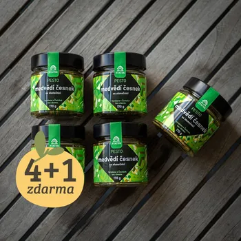 Pesto Akční balíček – 4+1 pesto z medvědího česneku, 170 g