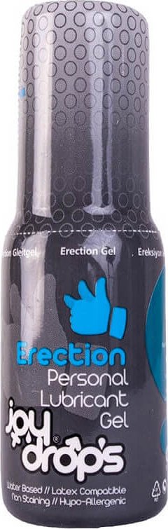 JoyDrops Erection 50ml lubrikační gel podporující erekci