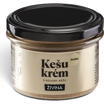 Kešu krém s kousky kešu sladký, 220 g