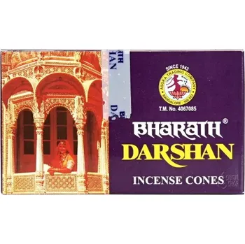 Čajovna Bharath Darshan indické vonné františky 12 ks