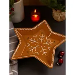 Sinsay - Talíř s vánočním motivem - hnědá - 478GI-88X - 478GI-88X-ONE