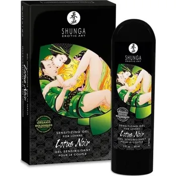 Lubrikační gel SHUNGA Lotus Noir Sensitizing 60ml