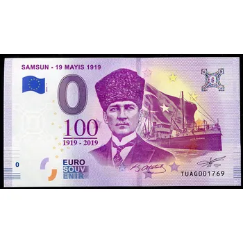 Eurosuvenir (2019-1) Turecko - Samsun - 19 Mayis 1919 - € 0,- pamětní suvenýr