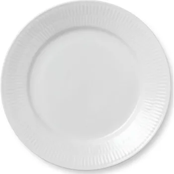 Talíř Royal Copenhagen Porcelánový talíř White Fluted 22 cm