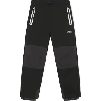 Chlapecké kalhoty ZATEPLENÉ SOFTSHELL KALHOTY S FLEECEM NOVINKA Barva: Černé/tmavě šedé, Velikost: 152