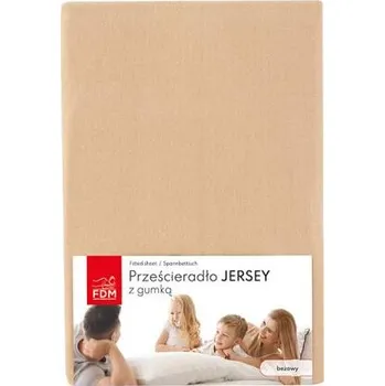 Prostěradlo Prostěradlo JERSEY s gumou 200x200 cm BÉŽOVÁ