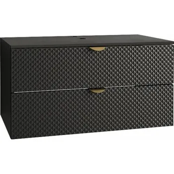 Koupelnový nábytek Dolní koupelnová skříňka PALBAN - černá