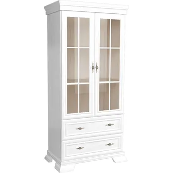 Policová skříň Kombinovaná vitrína GREGORIA - borovice andersen