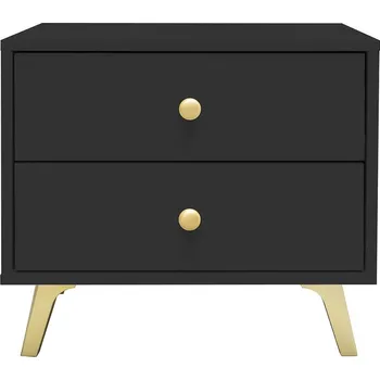 Noční stolek Noční stolek JOELE - černý