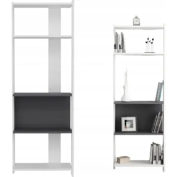 Knihovna Regál 5K Home Decor 58,6 cm x 165 cm x 26,8 cm bílý