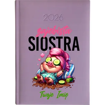 Diář Knižní kalendář 2026 A5 FunnyCase vícebarevný