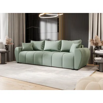 Pohovka Rozkládací pohovka LUKAVA - zelená