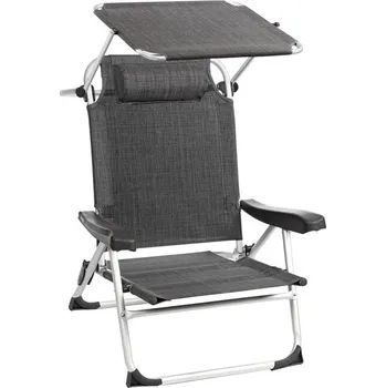 Zahradní lehátko Plážové lehátko Brunner Makai, černé