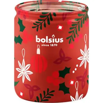 Svíčka Svíčka ve skle BOLSIUS jablko/skořice, 82 × 68 mm