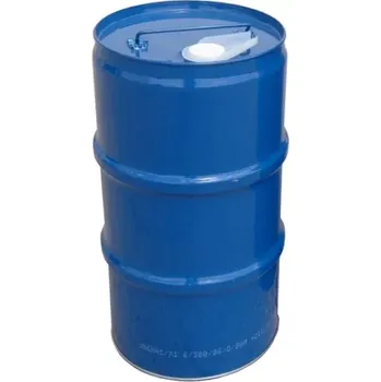 PLECHOVÝ SUD 60L KOMBI SE ZÁTKOU NA KAPALINY, UZÁVĚR 2\" RAL 5010 PE VLOŽKA UN, KOVOVÝ SUD