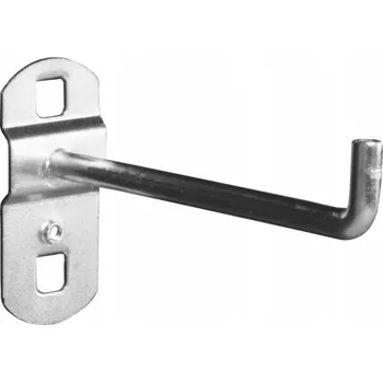 Obraz Držák na nářadí kolmý háček 90 mm do perforované stěny