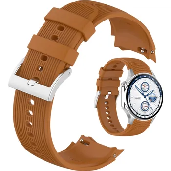 Řemínek na hodinky Řemínek KBR Games pro Samsung 22mm hnědý