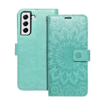 Pouzdro na mobilní telefon Pouzdro MEZZO Book pro SAMSUNG S21 FE mandala zelené - OEM + zdarma možnost vyzkoušet a vrátit zboží do 30 dní
