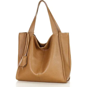 Kabelka MARCO MAZZINI Camel dámská kožená shopper kabelka s139m Velikost: ONE SIZE
