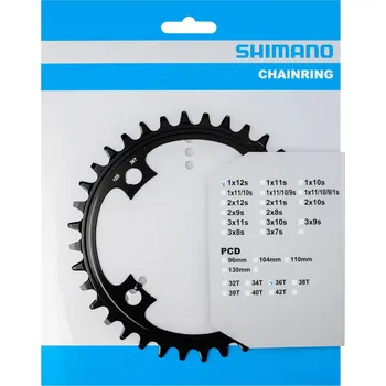 SHIMANO 12-kolo 4-ramen. Převodník 38z. bez adaptéra pro STEPS E8000