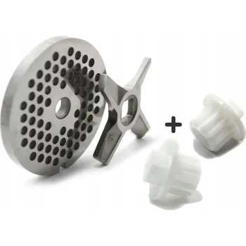 Kuchyňský mlýnek Oboustranný Nůž Č. 8 + sítko 8x4 + spojky 86.1203 pro mlýnek na maso Zelmer