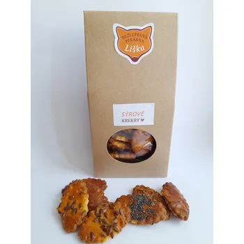 Liškovy bezlepkové sýrové krekry, 60 g