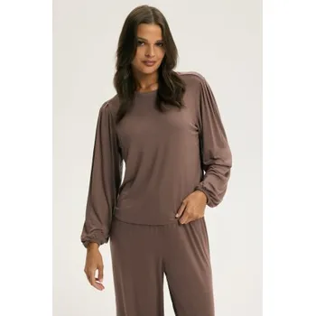 Dámské pyžamo Dámské pyžamo Esotiq Carmona - viskóza Zlato-hnědá XL