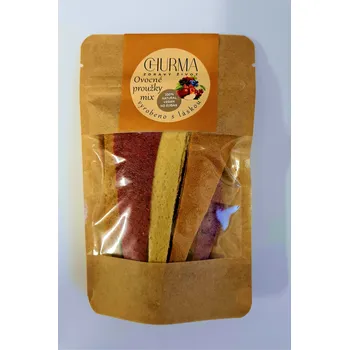 Sušená potravina Ovocné proužky mix, 40 g