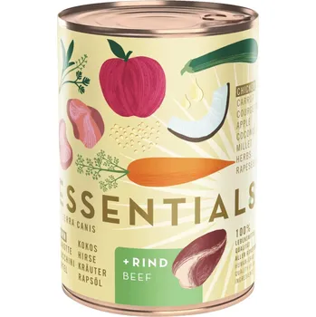 Krmivo pro psa 12x385g Terra Canis Essential kuřecí a hovězí vlhké krmivo pro psy