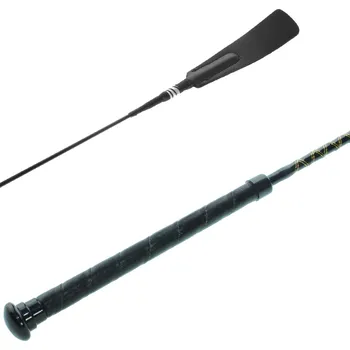 Jezdecký bičík Umbria Equitazione Bič drezurní Umbria Equitazione, s koženou rukojetí, více velikostí, černý Délka: 120 cm