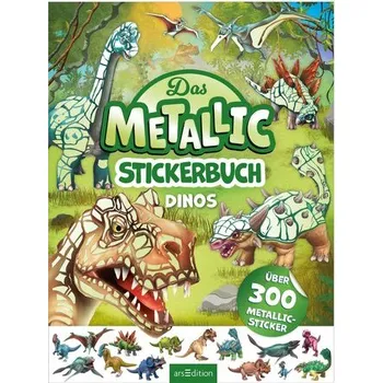 První čtění Das Metallic-Stickerbuch - Dinos - Schumacher, Timo