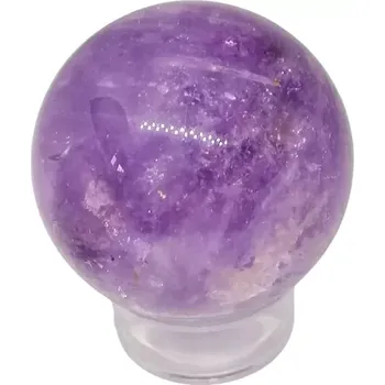 Ametystová koule AA kvalita 4,6 cm, 140 g – přírodní ametyst s ametrínem pro klid (na ochranu a vnitřní rovnováhu)