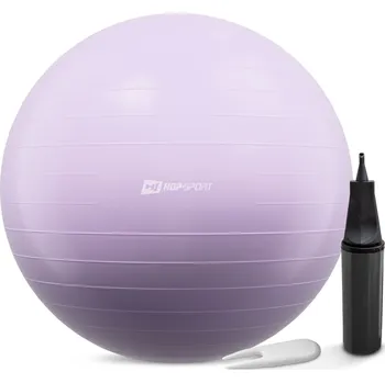 Gymnastický míč Hop-Sport Gymnastický míč s pumpou 65 cm růžový