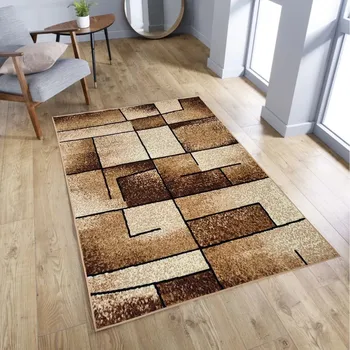 Koberec Kusový koberec 160x220 cm LUKEN obdélníkový - béžový