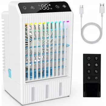 Klimatizace Klimatizace s zvlhčovačem Mobilní klimatizace 4v1 Tichá 1000 ml Nádrž