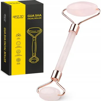 Masážní přístroj MASÁŽNÍ PŘÍSTROJ NA OBLIČEJ ROLLER KÁMEN GUA SHA PŘÍRODNÍ KŘEMEN MASÁŽNÍ VÁLEČEK