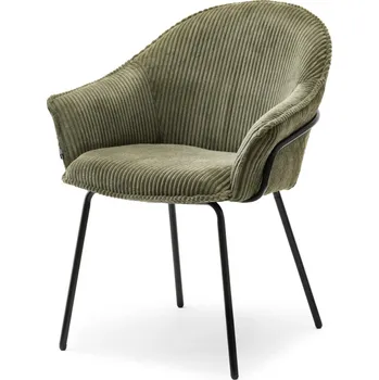 Jídelní židle Jídelní židle LEAN - olivová / černá