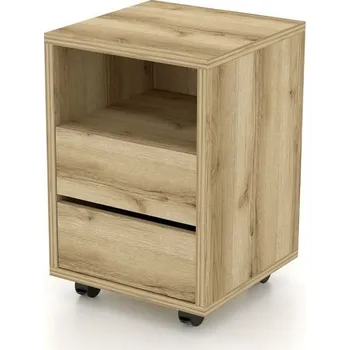 Zásuvkový kontejner Šuplíky k psacímu stolu AFIBA - dub grand