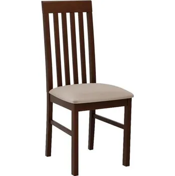 Jídelní židle Čalouněná jídelní židle DANBURY 1 - ořech / béžová