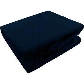 Prostěradlo POTAHOVÉ PROSTĚRADLO S FROTÉ GUMOU NA KOSMETICKÉ KŘESLO TMAVĚ MODRÉ 15