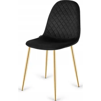 Jídelní židle Židle Lugano černý velur 1 ks