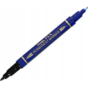 Oboustranný popisovač N75W/C modrý PENTEL N75W-C