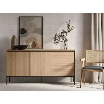 Komoda Široká kombinovaná komoda ANACORTES - dub