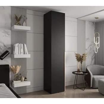 Šatní skříň Předsíňová skříň SAVELA 1 - 50 cm, černá