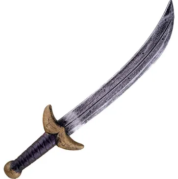 Karnevalový doplněk Zahnutá šavle plastová 52cm
