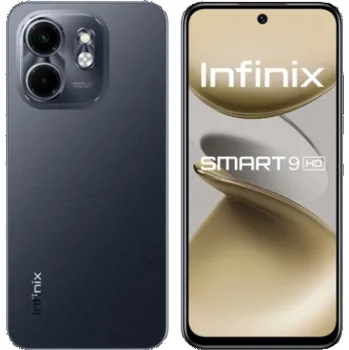 Mobilní telefon Infinix Smart 9 HD 4+64GB Metallic Black
